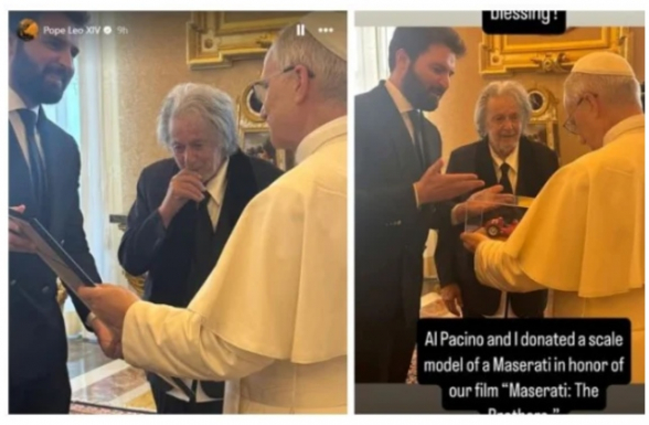 Ալ Պաչինոն հանդիպել է նոր Հռոմի պապի հետ և դարձել ինտերնետային տրոլերի թիրախ